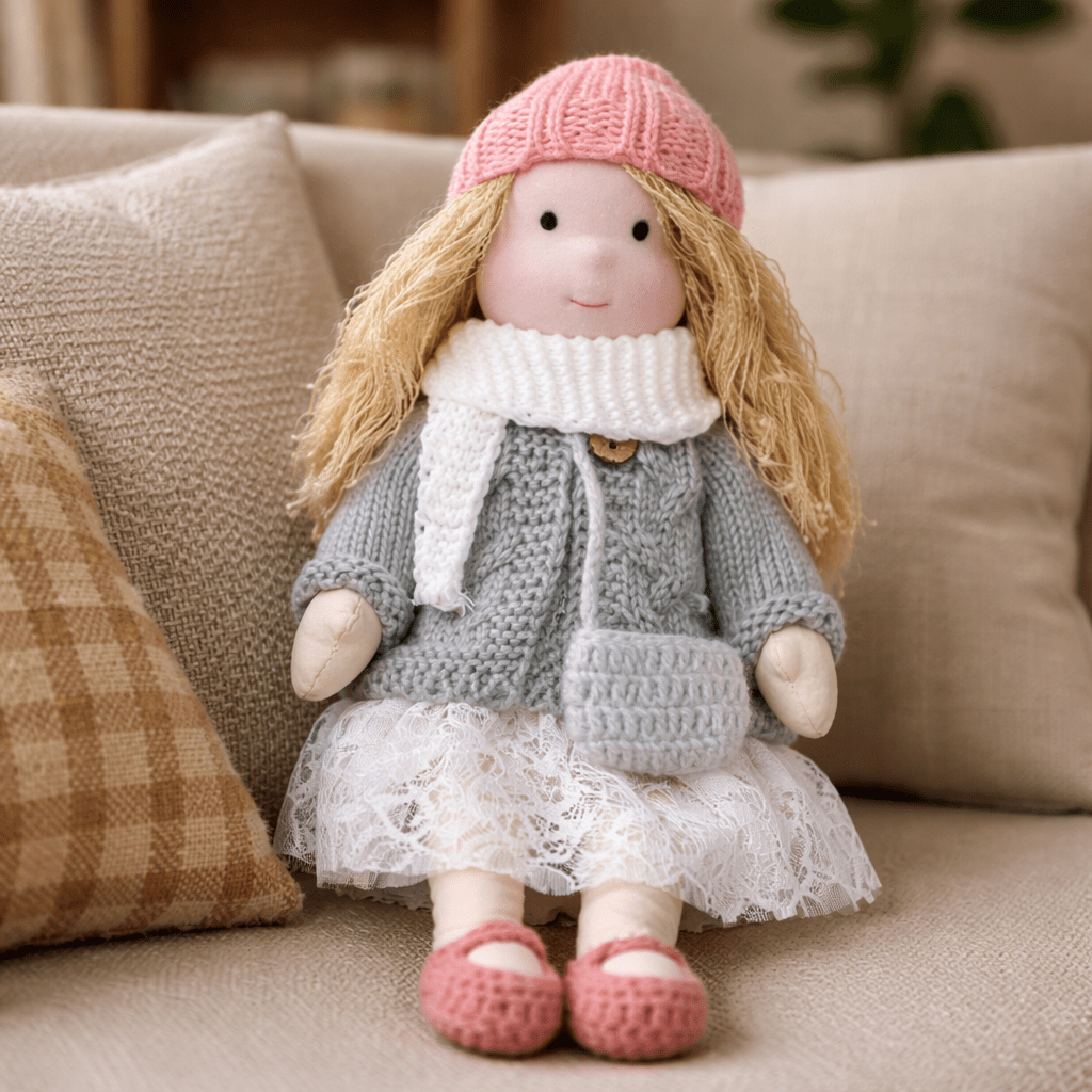 Waldorf Doll Handmade in Cotton — Elora 28 cm, 37 Styles 17
