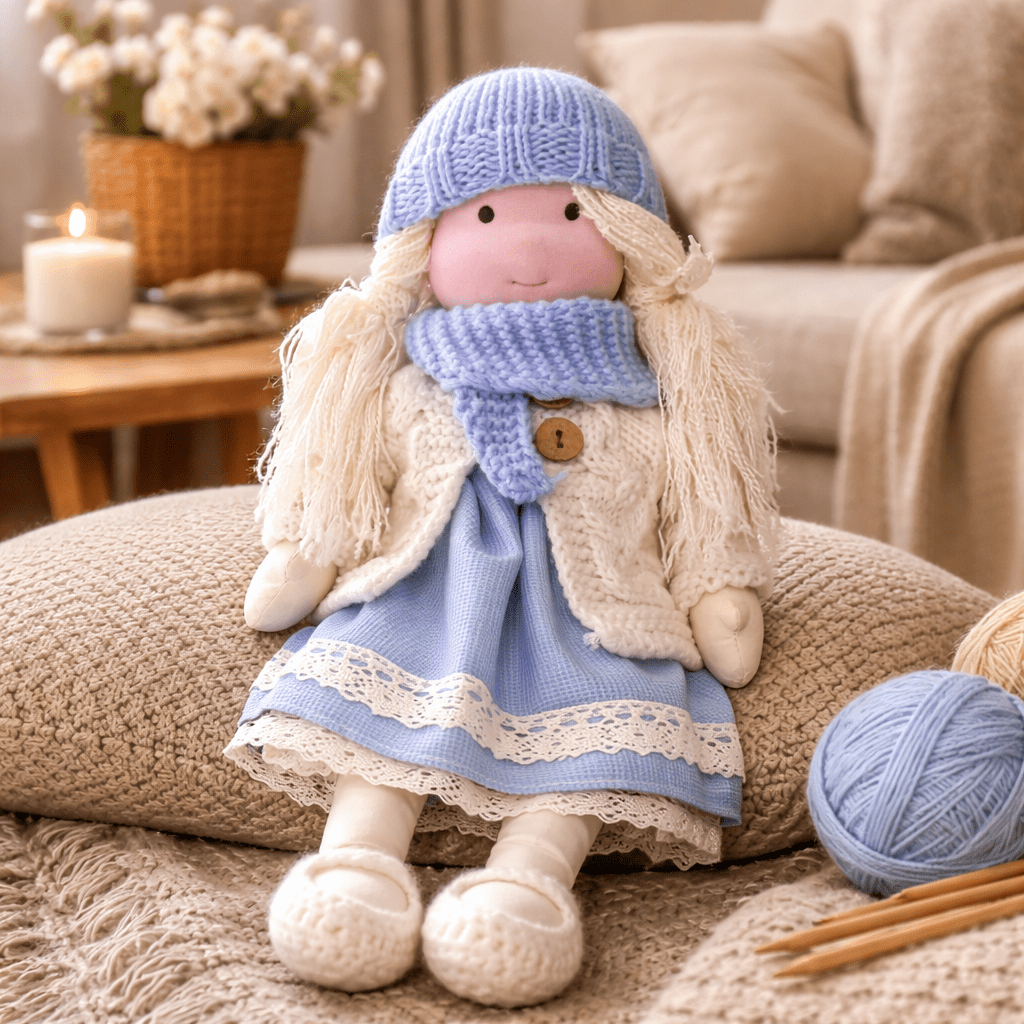 Waldorf Doll Handmade in Cotton — Elora 28 cm, 37 Styles 21