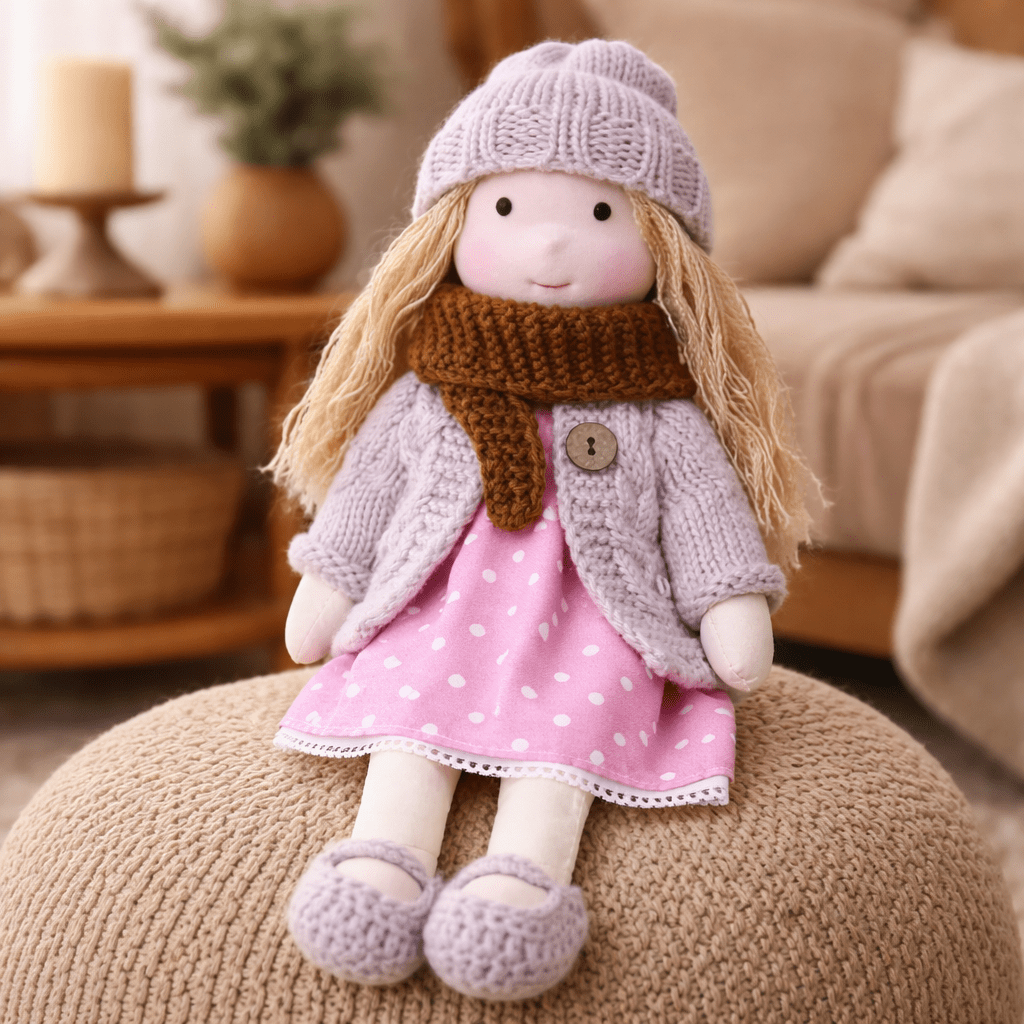 Waldorf Doll Handmade in Cotton — Elora 28 cm, 37 Styles 24