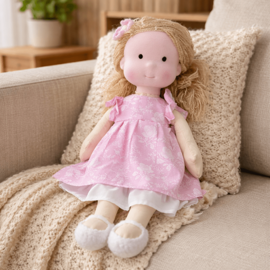 Waldorf Doll Handmade in Cotton — Elora 28 cm, 37 Styles 25