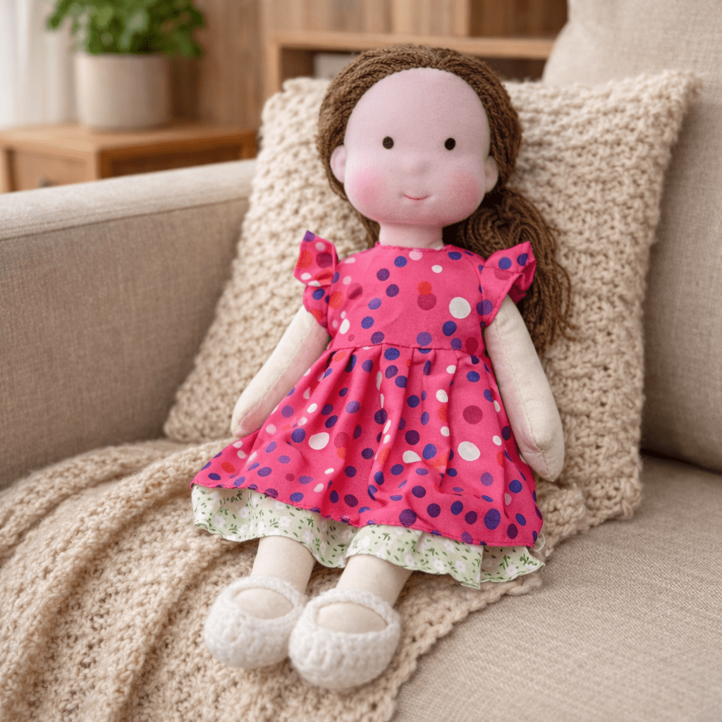 Waldorf Doll Handmade in Cotton — Elora 28 cm, 37 Styles 26