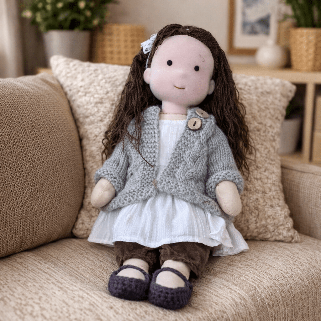 Waldorf Doll Handmade in Cotton — Elora 28 cm, 37 Styles 30