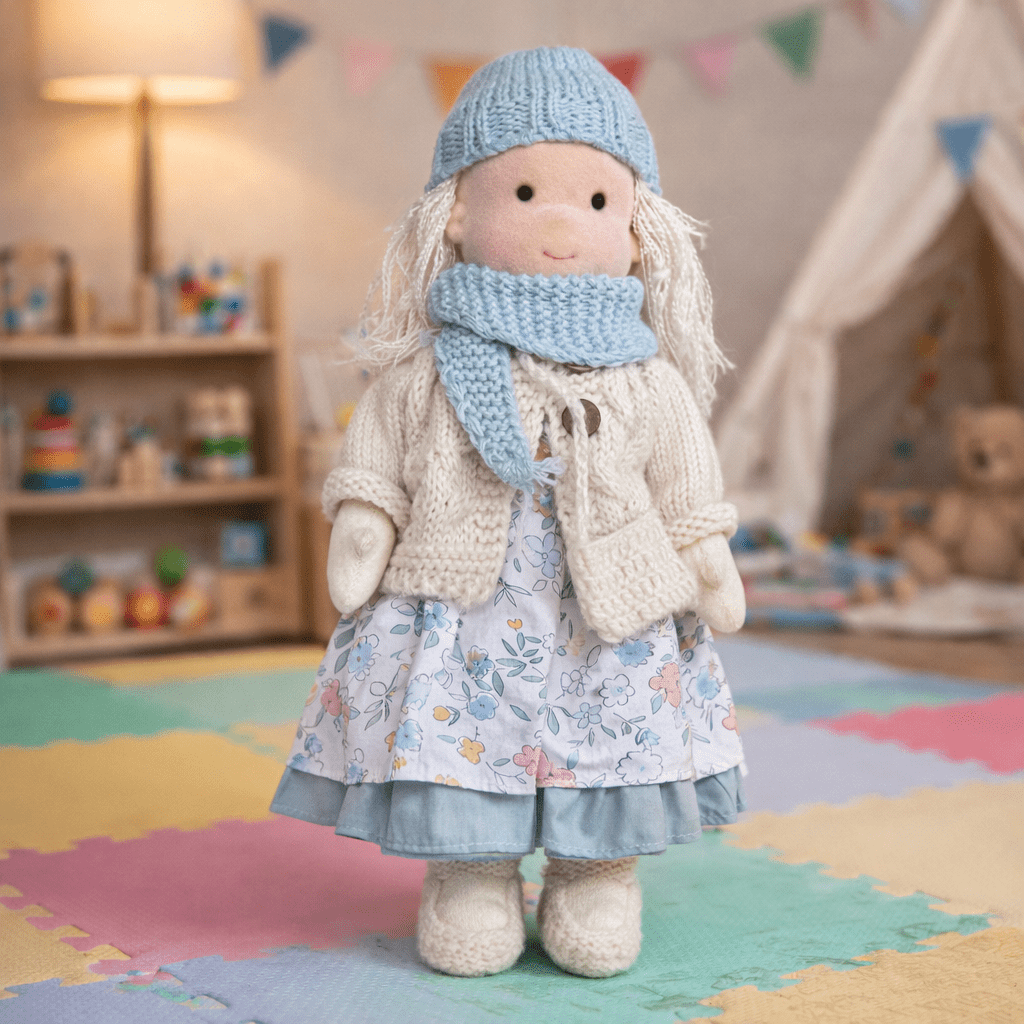 Waldorf Doll Handmade in Cotton — Elora 28 cm, 37 Styles 2
