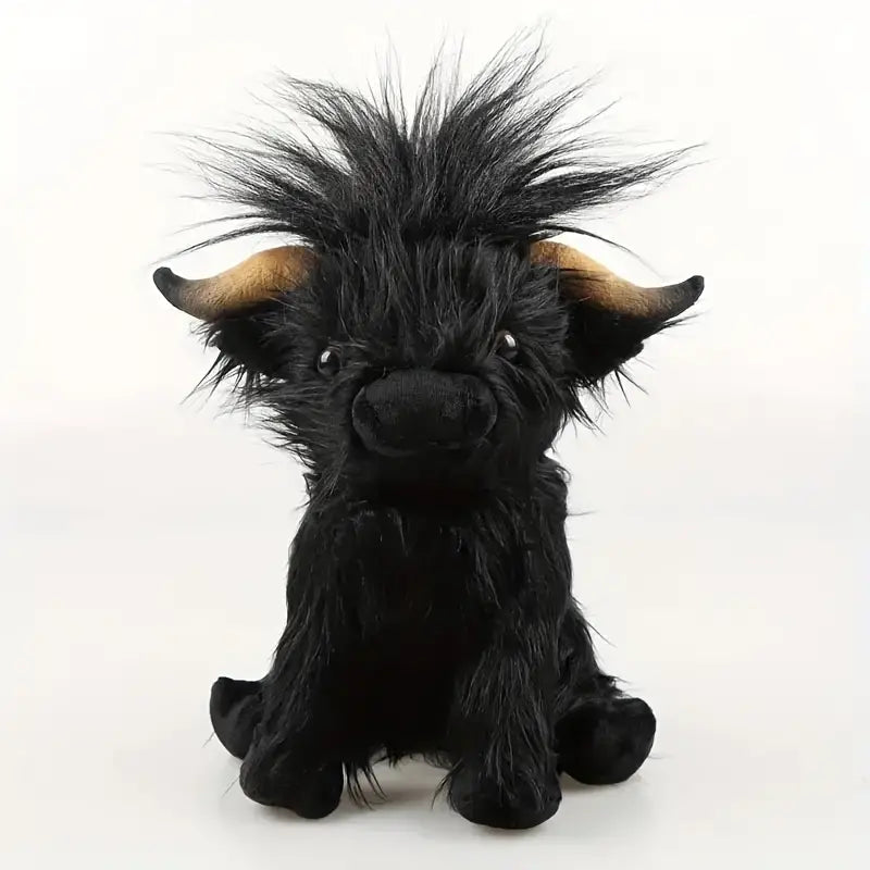Highland Cow Plush Toy — Soft Stuffed Animal 25cm 4
