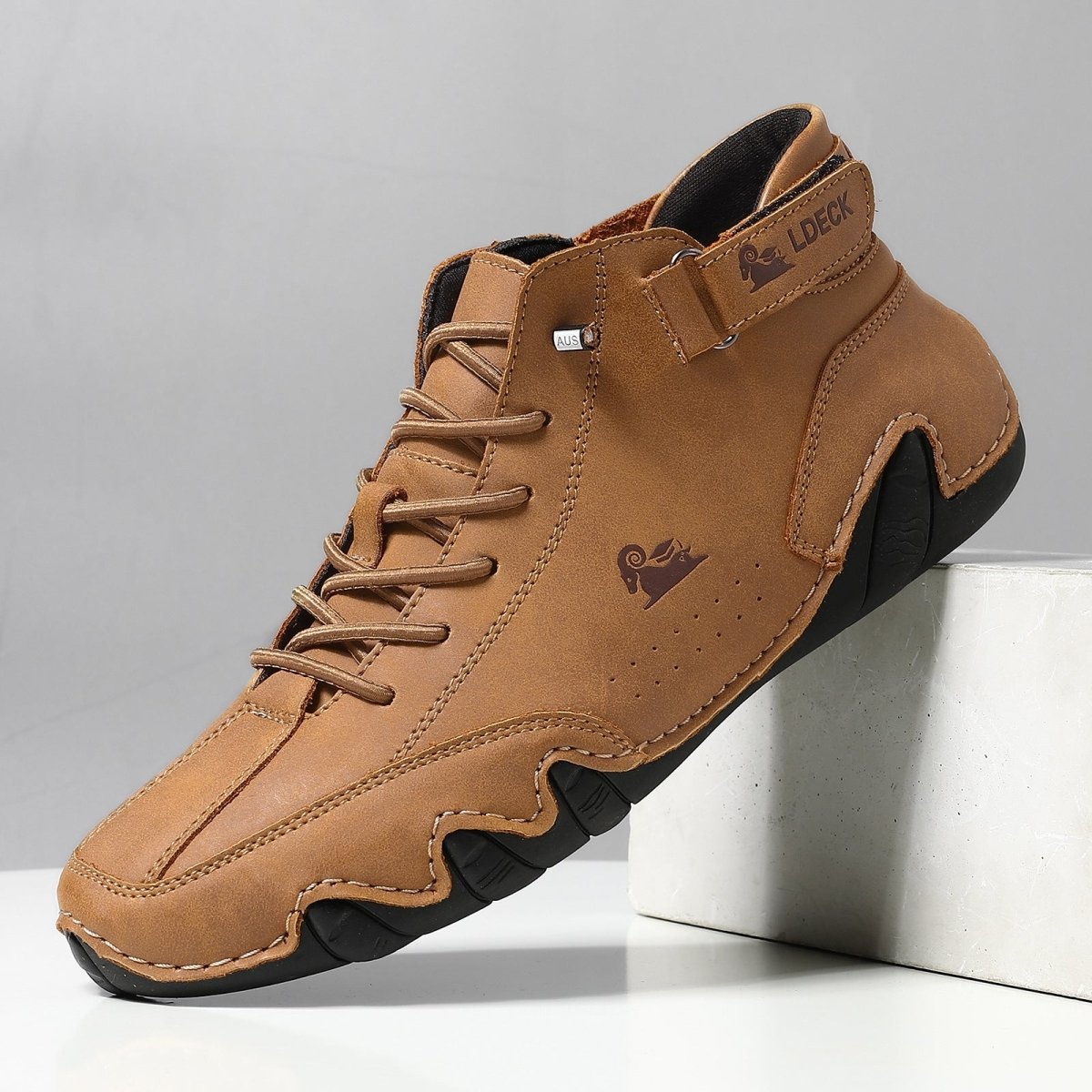Waterproof Orthopedic Comfort Shoe — Breathable Leather Wide Fit 6