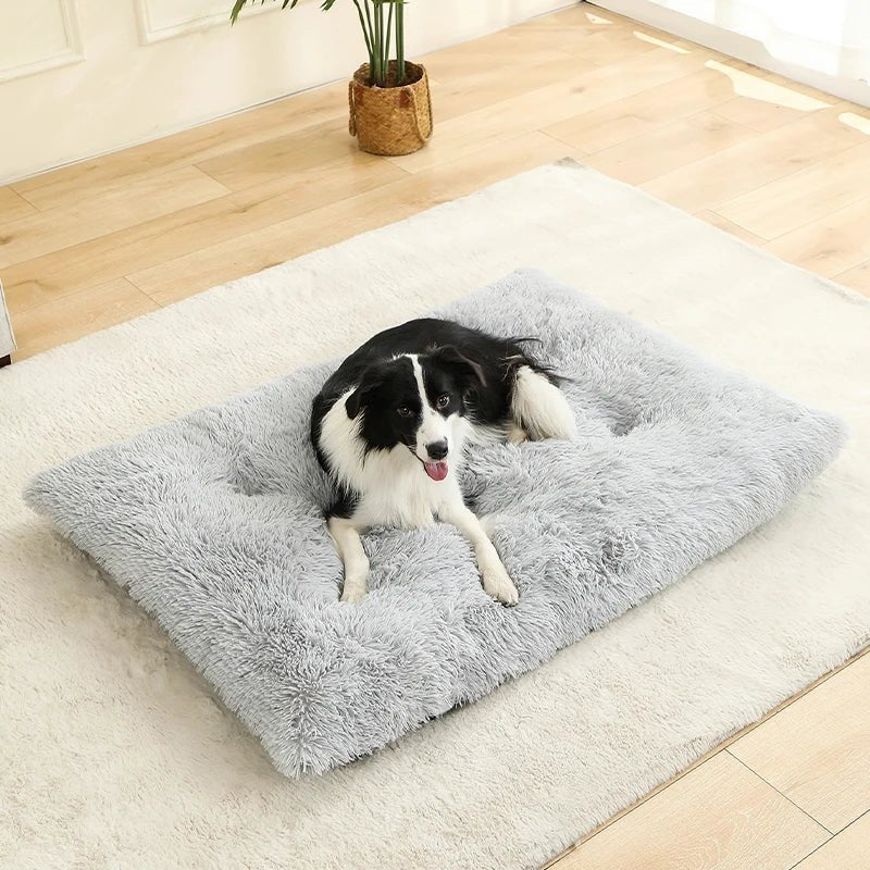 Extra Soft Rectangular Dog Bed — Plush Cotton Cover, 4 Sizes 8
