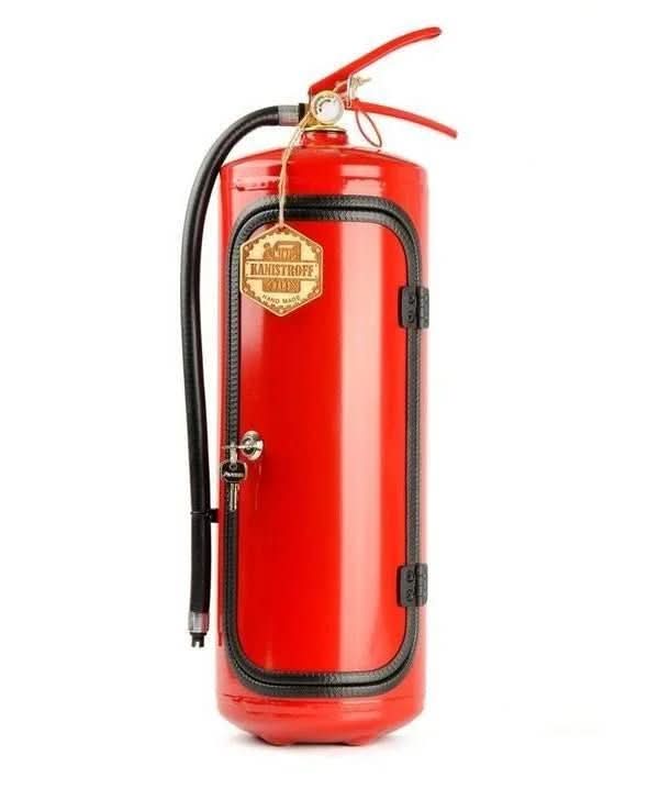 Mini Bar Hidden in Fire Extinguisher Design — Bottle Storage 9