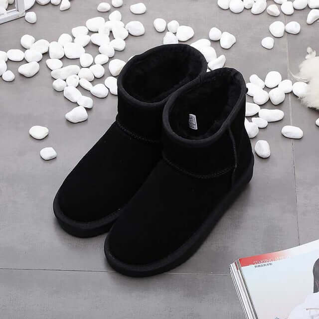 Women's Suede-Look Ankle Boots — Warm Lined Winter Boot 3