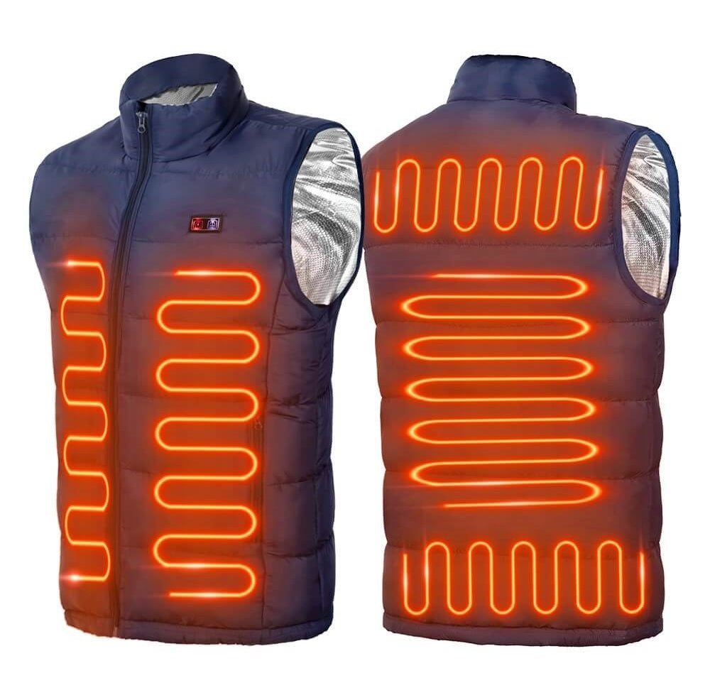 Unisex Carbon Fibre Heated Vest — 9 Zones, Up to 8 Hrs 3