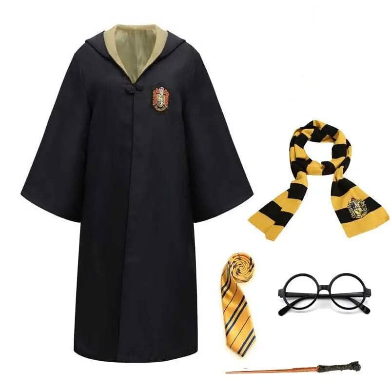 Complete Wizard Costume Set — Kids & Adults House Robe 9