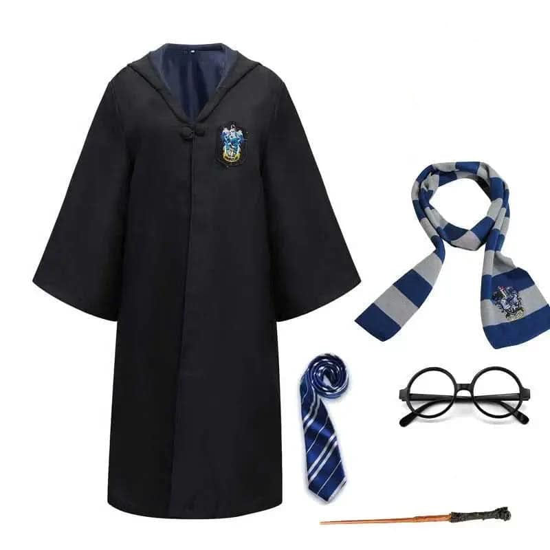 Complete Wizard Costume Set — Kids & Adults House Robe 10