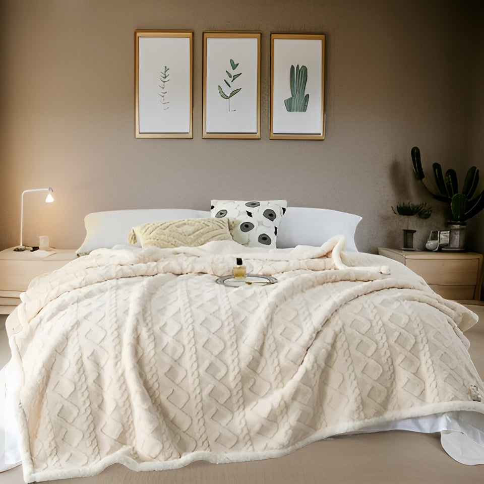 Double-Sided Fleece Blanket — Ultra-Soft Luxury Winter Throw 9