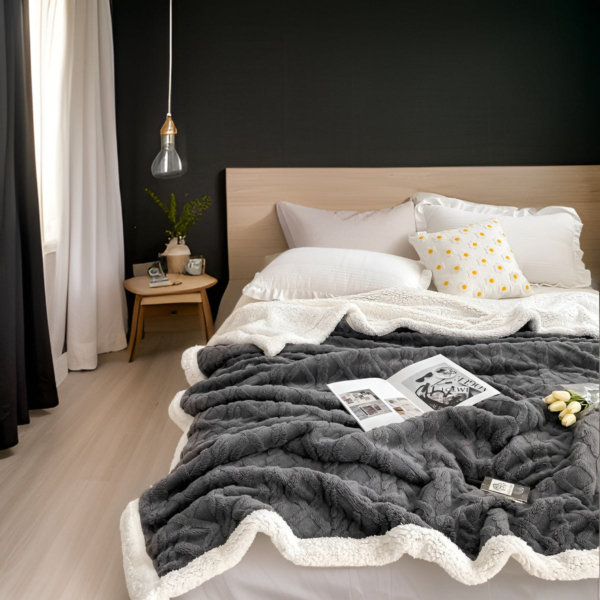 Double-Sided Fleece Blanket — Ultra-Soft Luxury Winter Throw 8