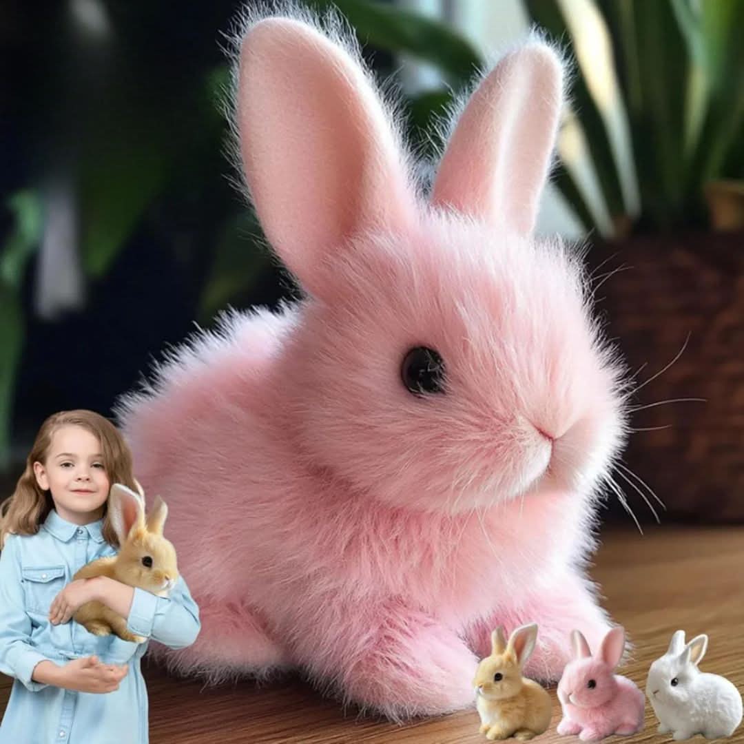 Interactive Plush Bunny Toy — Realistic Movements & Sounds 8