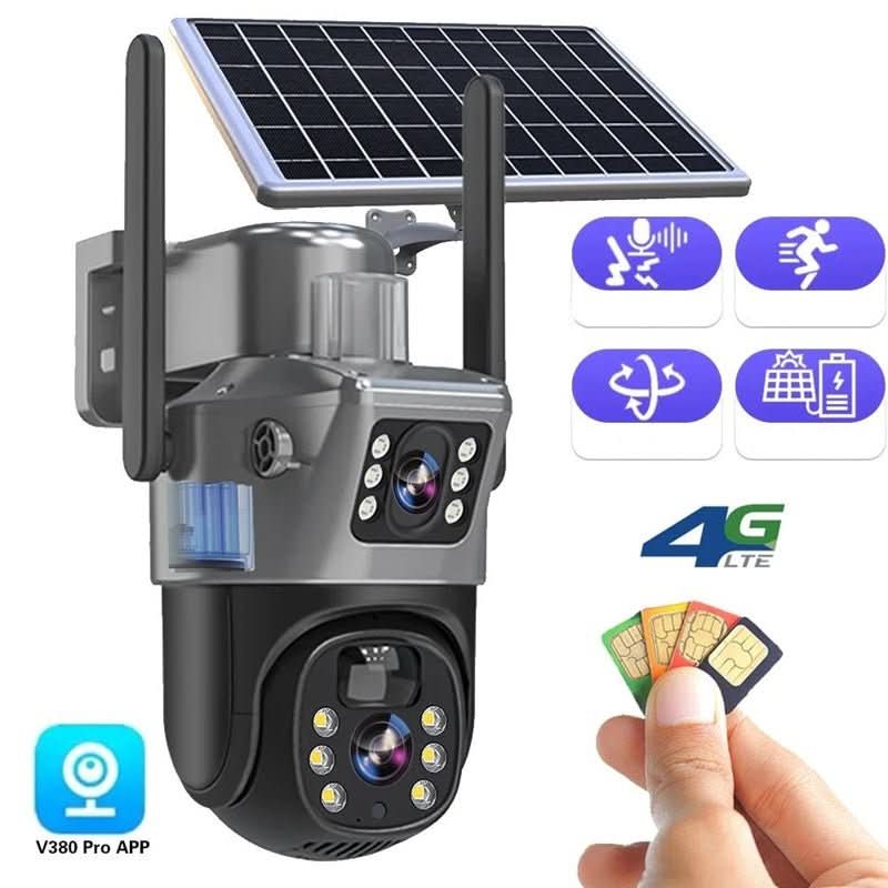 4K Solar Wireless Outdoor Security Camera — 360° & 10x Zoom 3