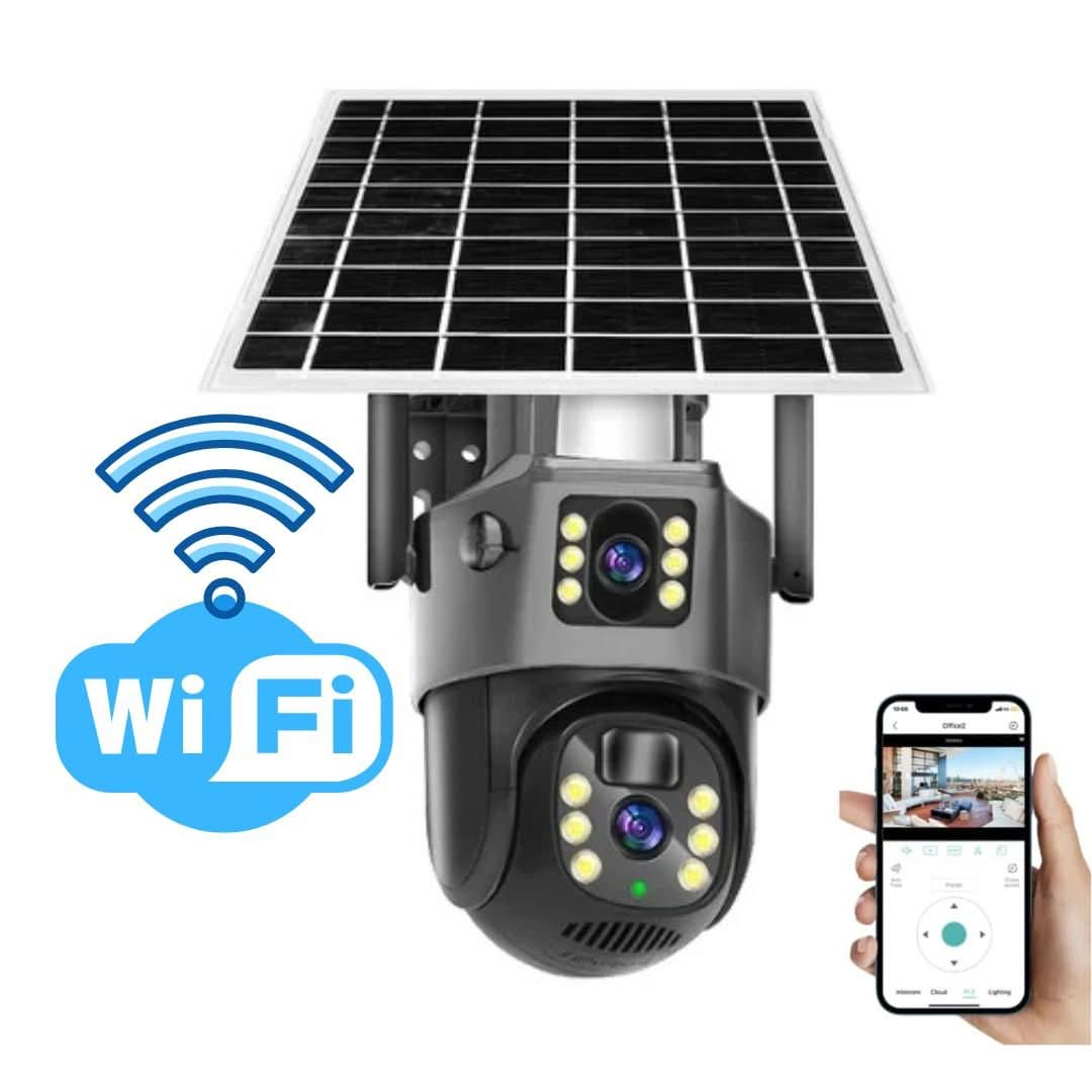 4K Solar Wireless Outdoor Security Camera — 360° & 10x Zoom 4