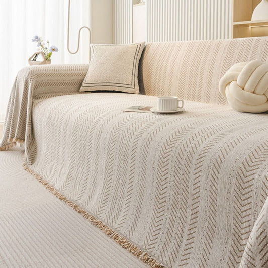 Chenille Sofa Cover — Scratch-Resistant & Machine Washable 1