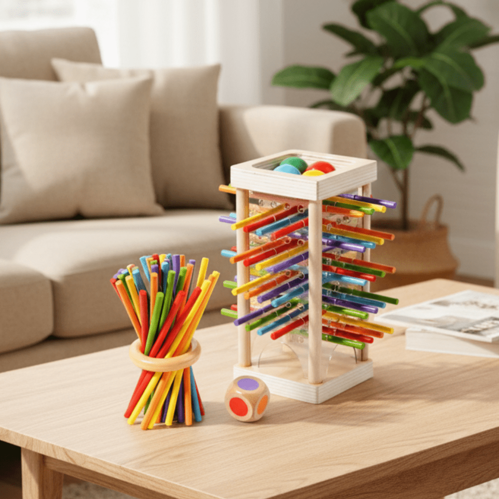 Montessori Toys Wooden Counting Sticks Set — Ages 3+ 2