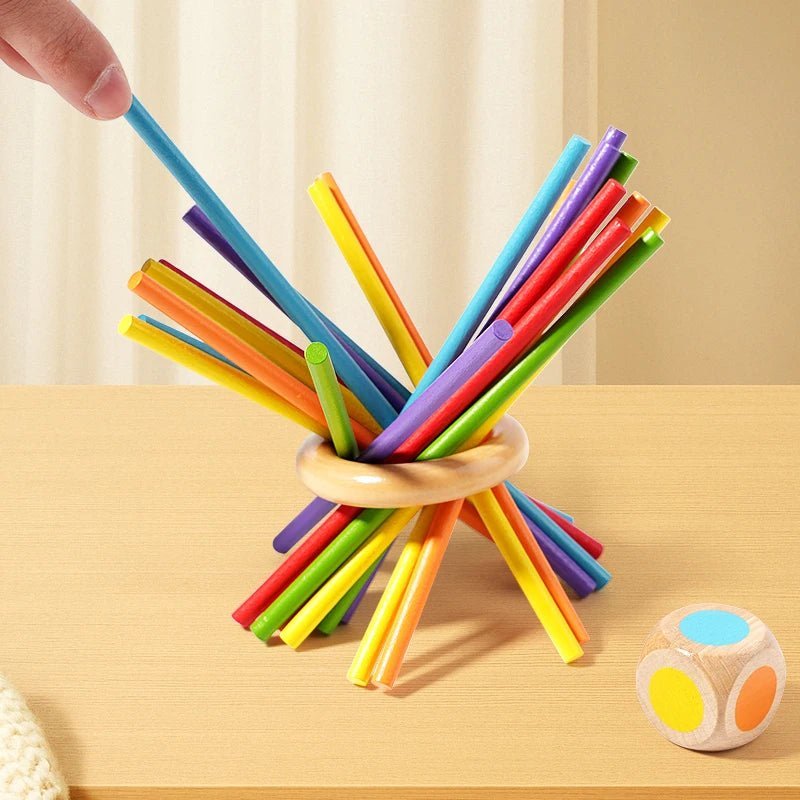 Montessori Toys Wooden Counting Sticks Set — Ages 3+ 3