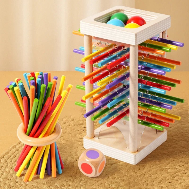 Montessori Toys Wooden Counting Sticks Set — Ages 3+ 4