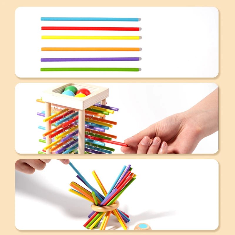 Montessori Toys Wooden Counting Sticks Set — Ages 3+ 8