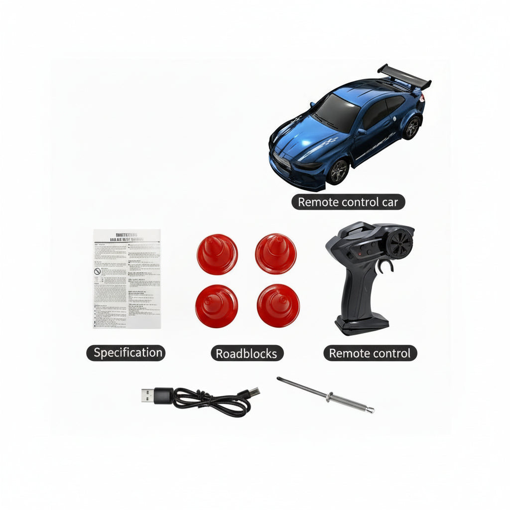 RC Car MICRODRIFT 1:64 — Four-Wheel Drift, USB Rechargeable 13