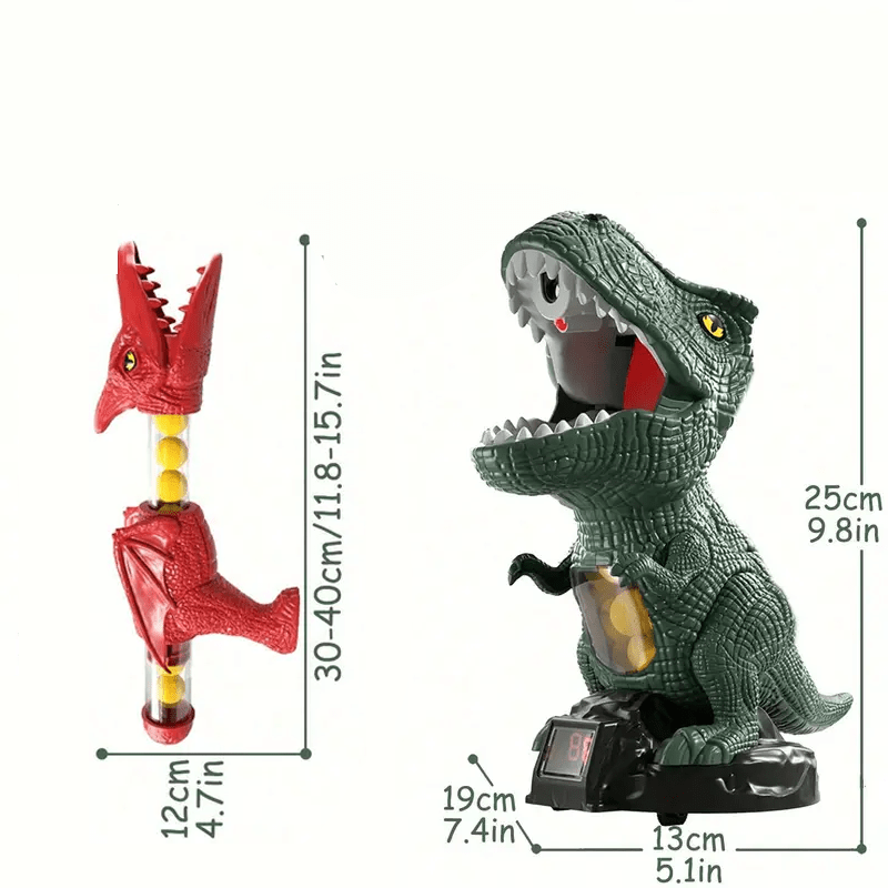 Dinosaur Toy Blaster Set — Foam Ball Shooter for Kids 9