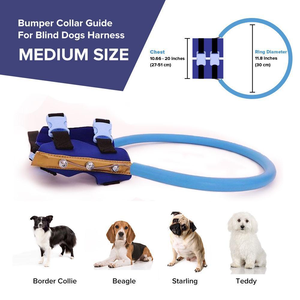 Blind Dog Bumper Collar Harness — Anti-Collision Mobility Aid 11