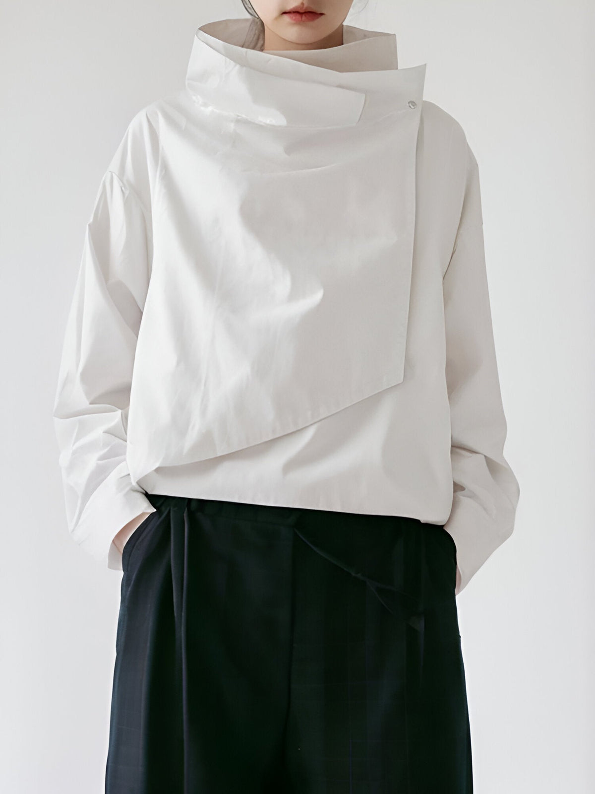 Women's Stand-Collar Minimalist Winter Coat — Lightweight Fit 2