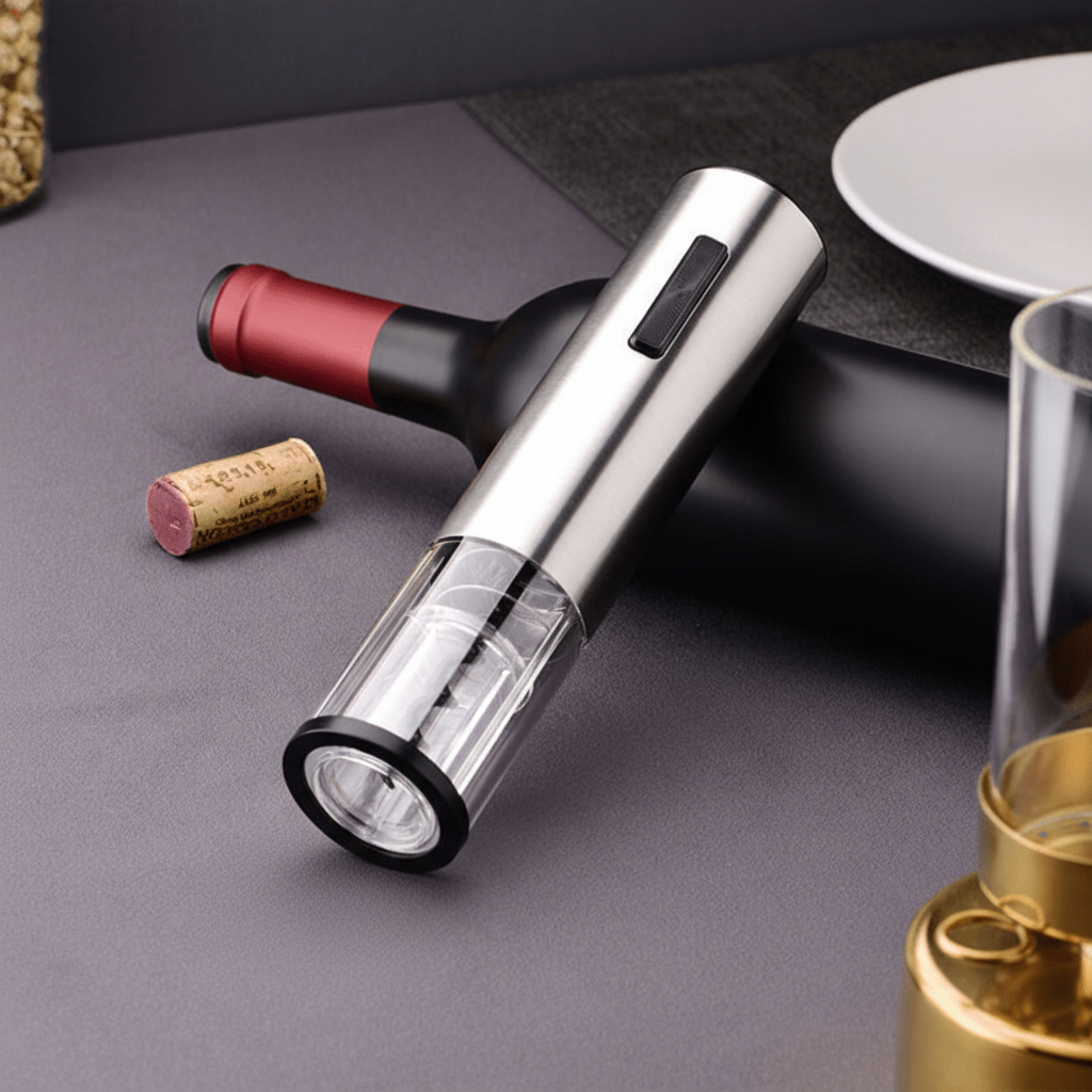 Electric Wine Opener 4-in-1 Set — Rechargeable with Accessories 4