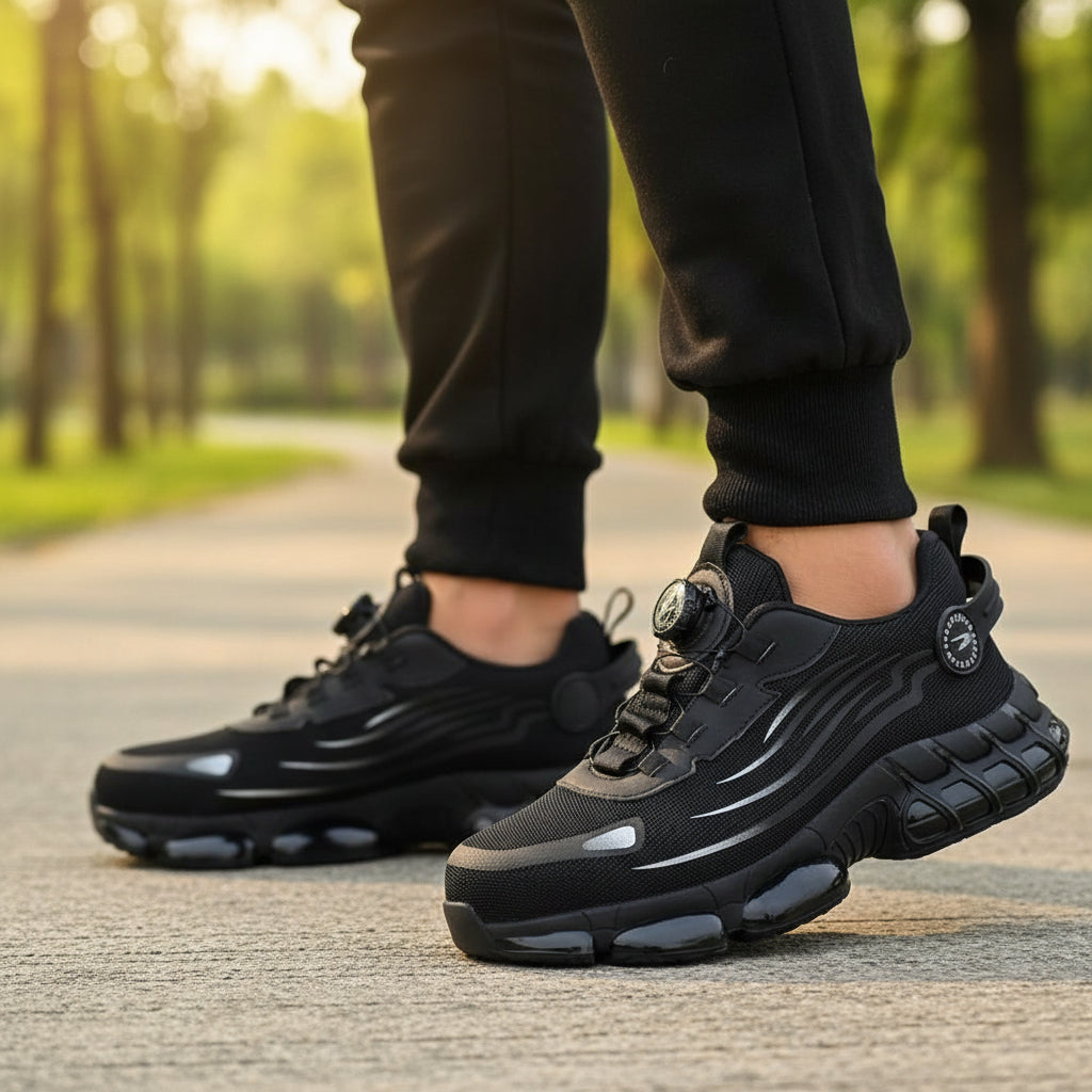 Wide Toe Cap Safety Shoes — Lightweight Slip-Resistant Work 2
