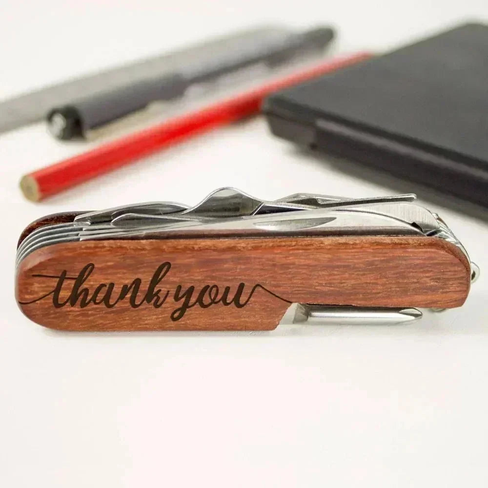 Personalised Rosewood Sommelier Corkscrew — Custom Engraved Gift 6