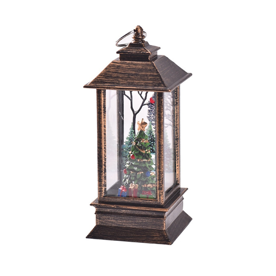 Retro Mini Christmas Lantern — Battery-Operated Vintage Glow 9