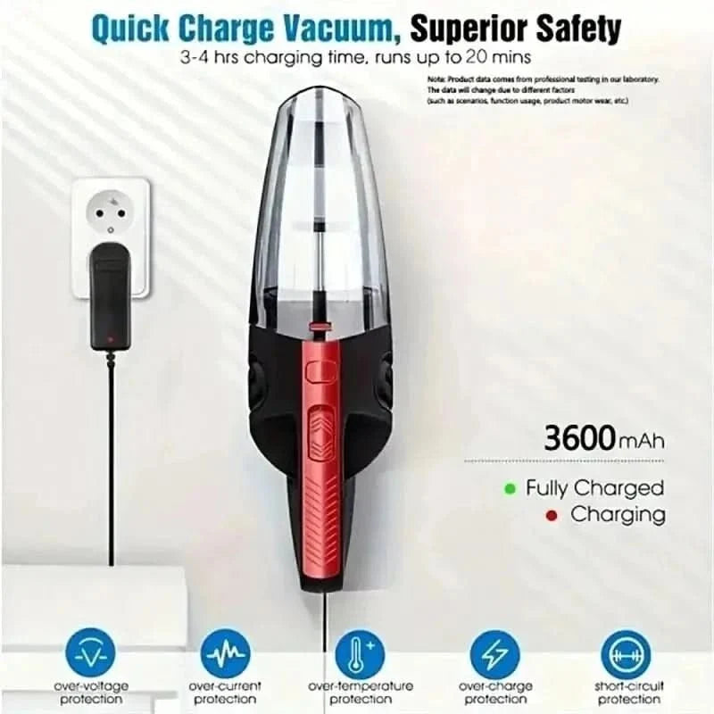 CycloVac Cordless Handheld Vacuum — 120W Cyclone Wet & Dry 5