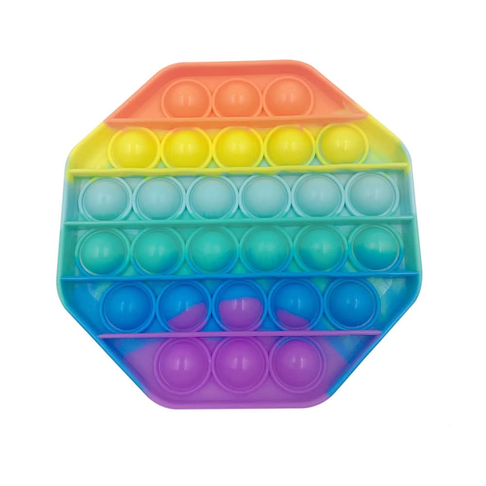 Squishy Push Pop Fidget Toy — Silicone Sensory Stress Relief 13