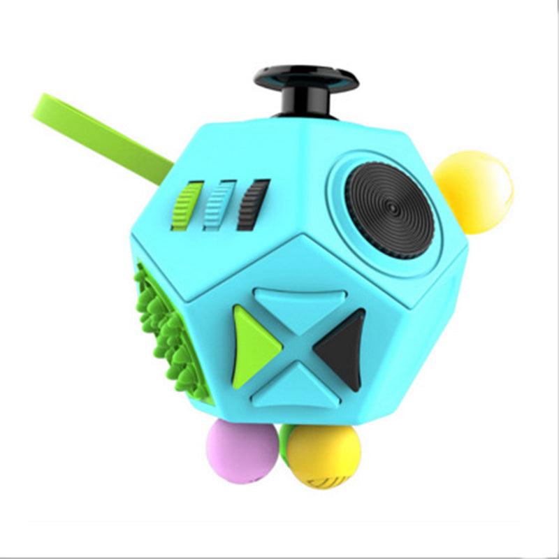 Fidget Toy Cube — 6 & 12 Sided Sensory Stress Relief 26