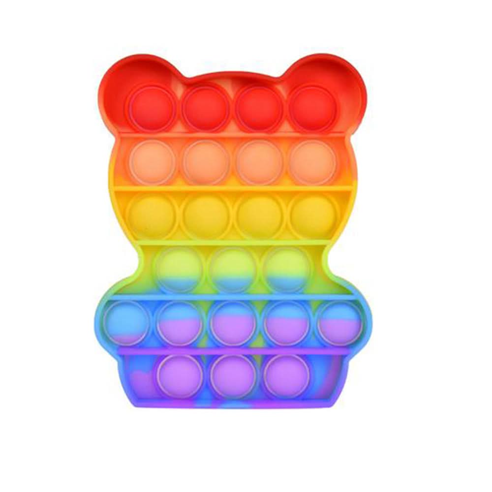 Squishy Push Pop Fidget Toy — Silicone Sensory Stress Relief 15