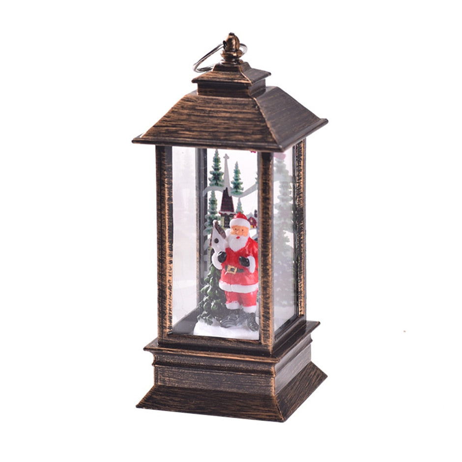 Retro Mini Christmas Lantern — Battery-Operated Vintage Glow 11