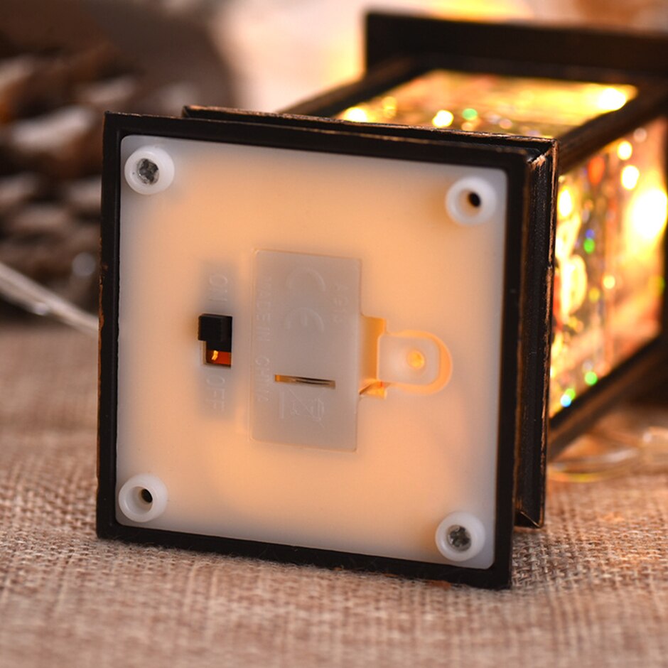 Retro Mini Christmas Lantern — Battery-Operated Vintage Glow 6