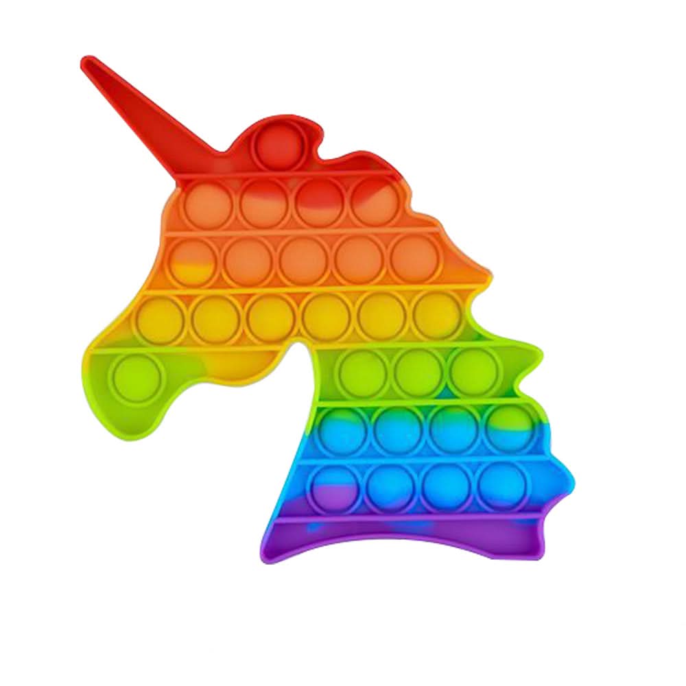 Squishy Push Pop Fidget Toy — Silicone Sensory Stress Relief 20