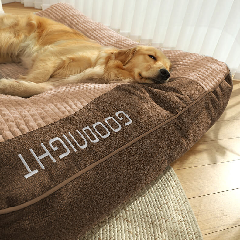 Large Orthopedic Dog Bed — Scratch-Resistant Washable Cover 6