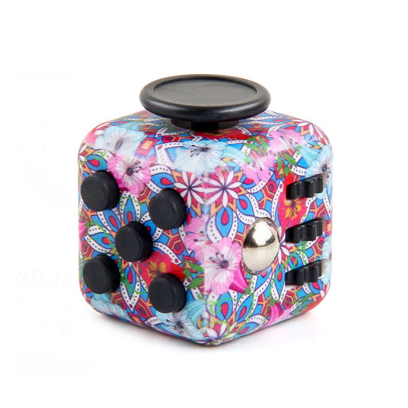 Fidget Toy Cube — 6 & 12 Sided Sensory Stress Relief 15
