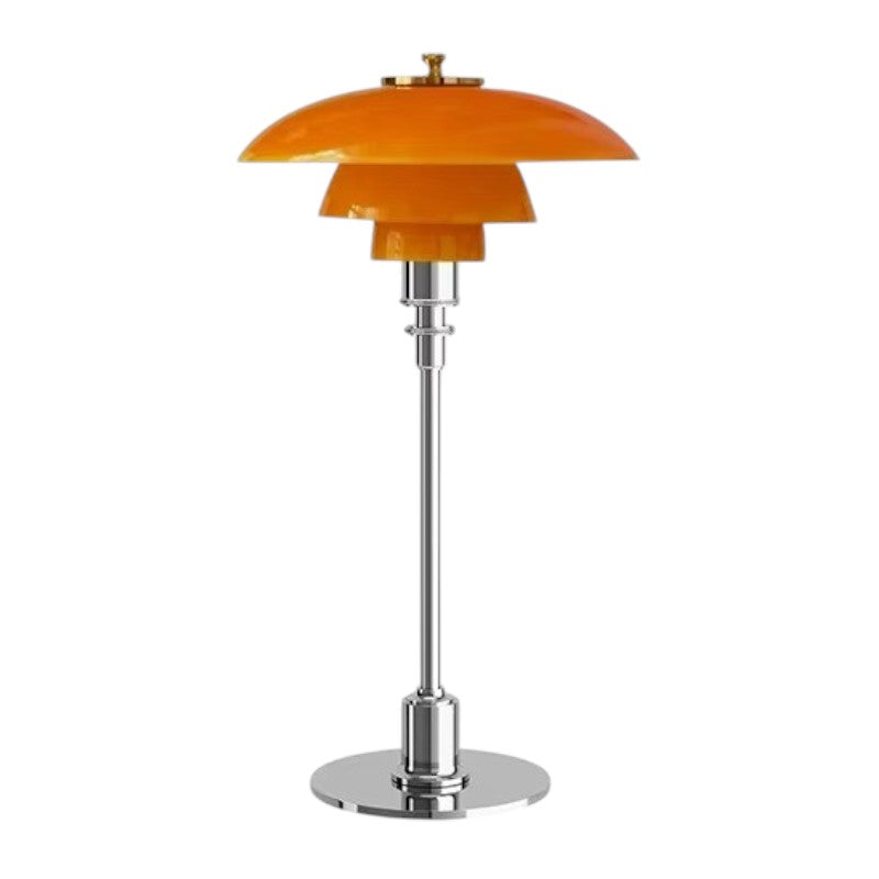 Scandinavian Glass Table Lamp — Warm Ambient LED Light 8