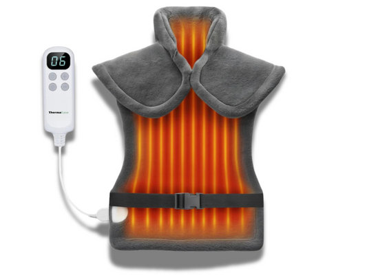Electric Back & Shoulder Heat Wrap — Adjustable Fit 1
