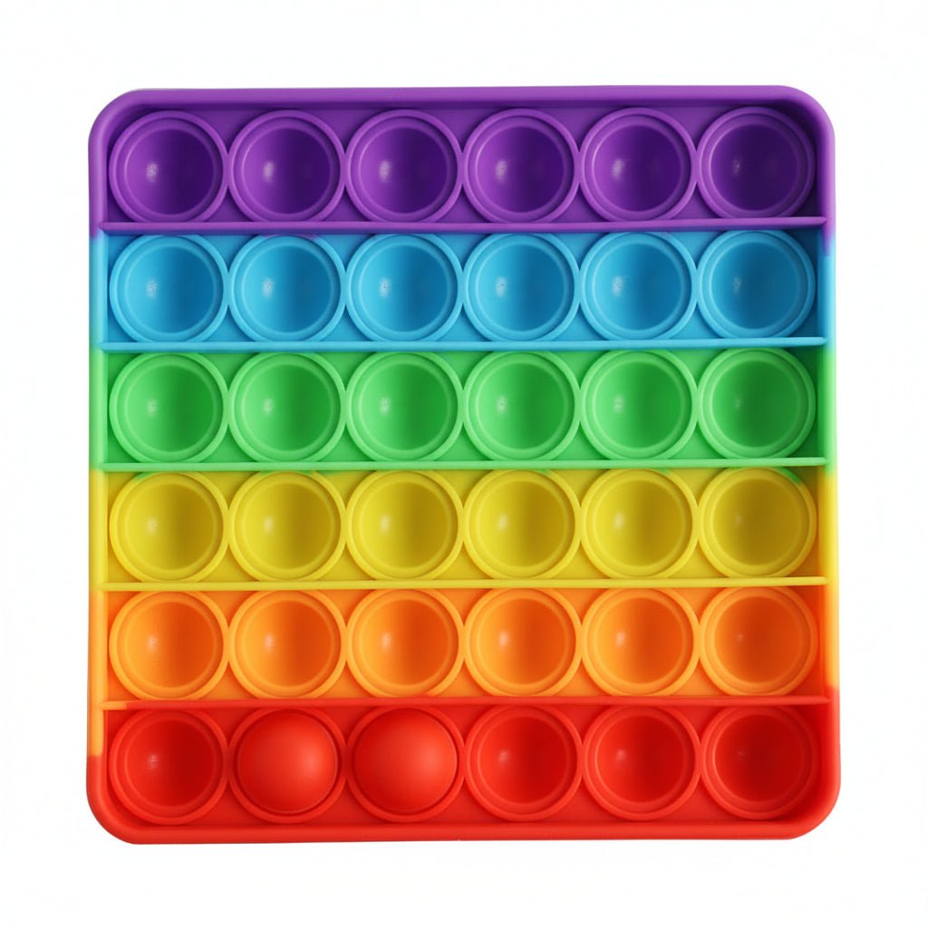 Squishy Push Pop Fidget Toy — Silicone Sensory Stress Relief 29