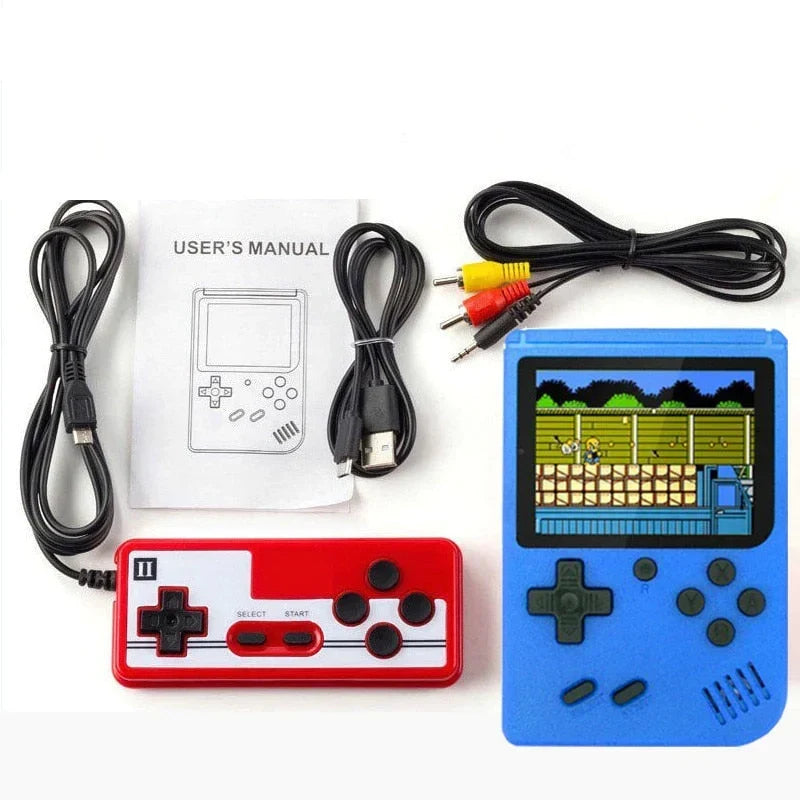 Retro Handheld Game Console 400-in-1 — 3" TFT & AV TV Output 10