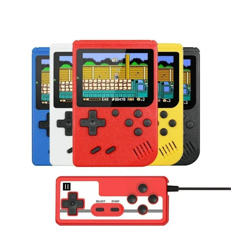Retro Handheld Game Console 400-in-1 — 3" TFT & AV TV Output 8