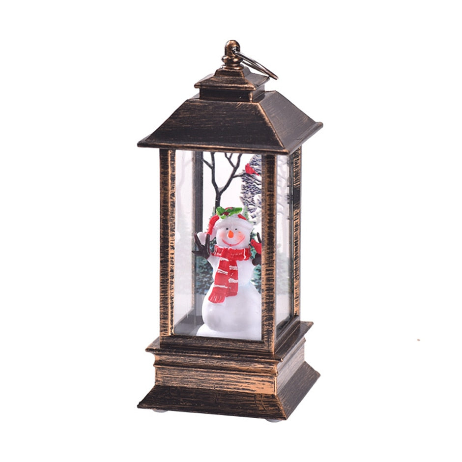 Retro Mini Christmas Lantern — Battery-Operated Vintage Glow 10