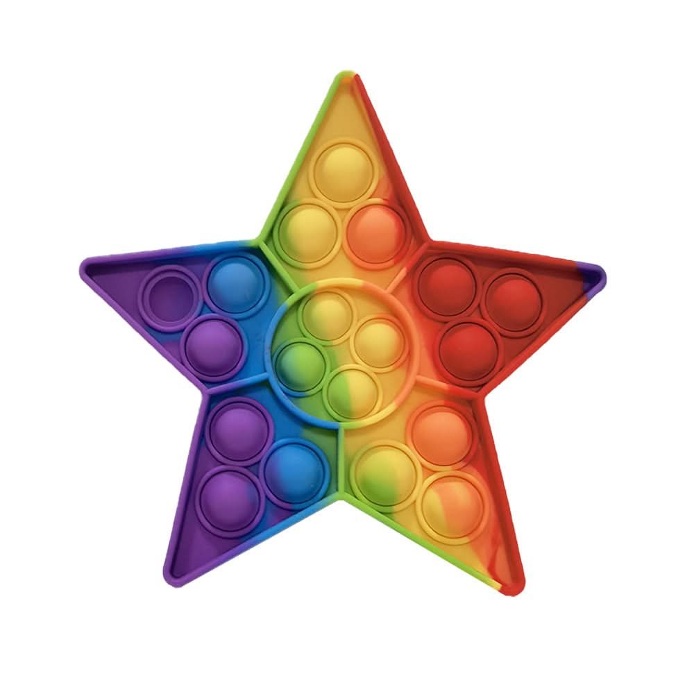 Squishy Push Pop Fidget Toy — Silicone Sensory Stress Relief 28