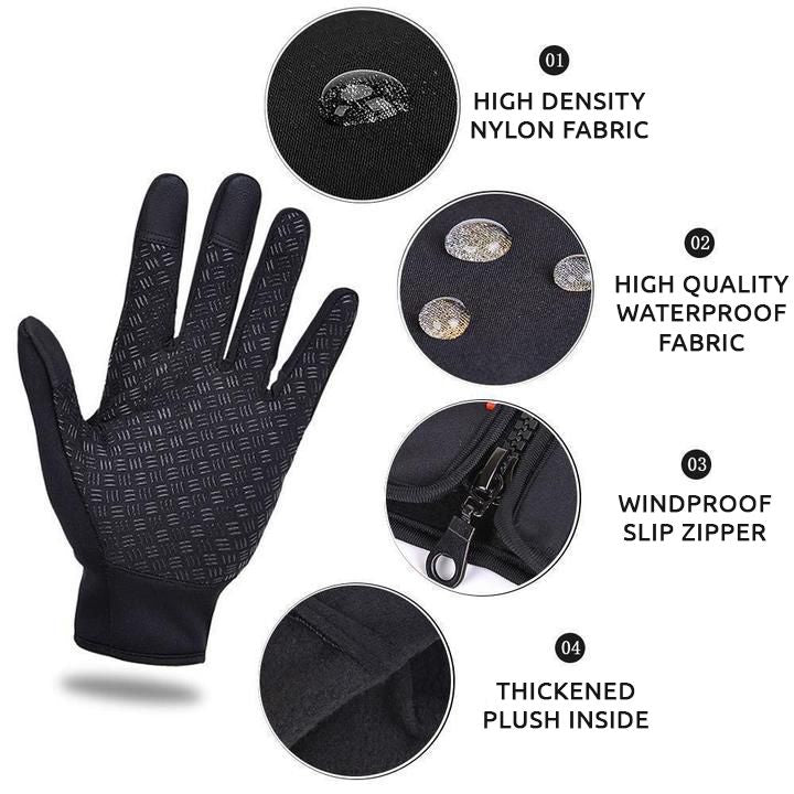 Thermal Winter Gloves — Fleece Lined Anti-Slip Unisex Fit 3